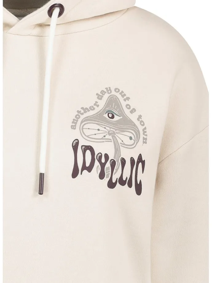 Hoodie in Creme