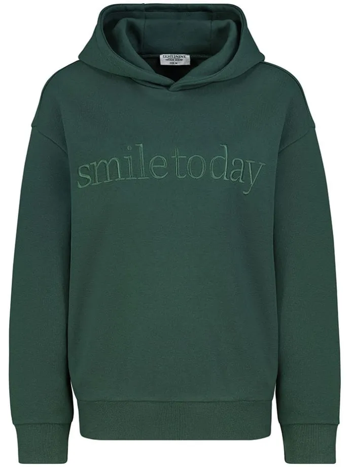Hoodie in Dunkelgrün