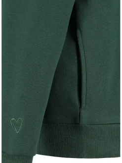Hoodie in Dunkelgrün