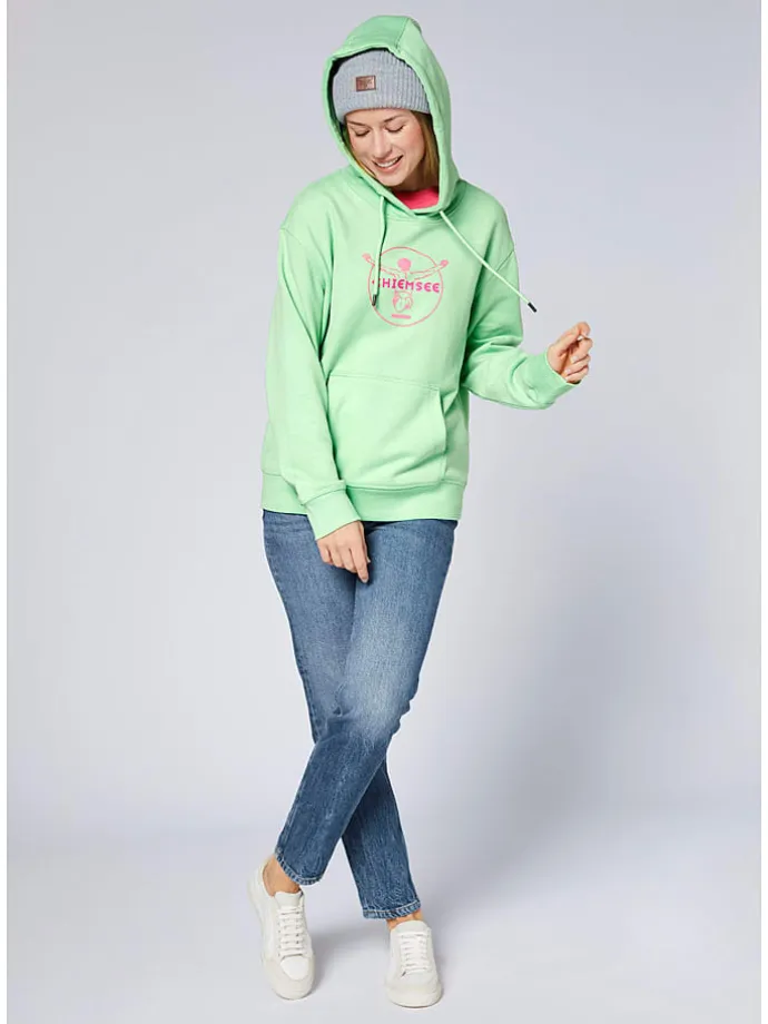 Hoodie in Grün