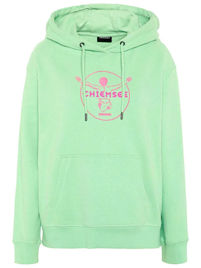 Hoodie in Grün