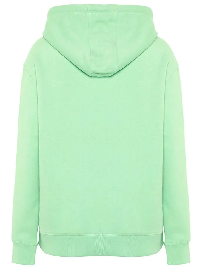 Hoodie in Grün