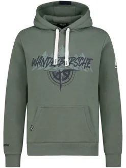 Hoodie in Grün
