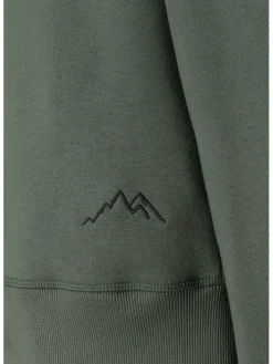 Hoodie in Grün