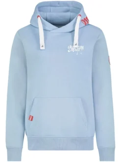 Hoodie in Hellblau