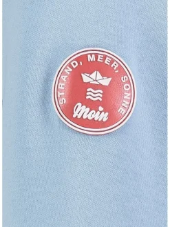 Hoodie in Hellblau