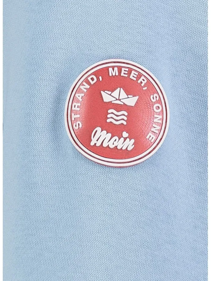 Hoodie in Hellblau