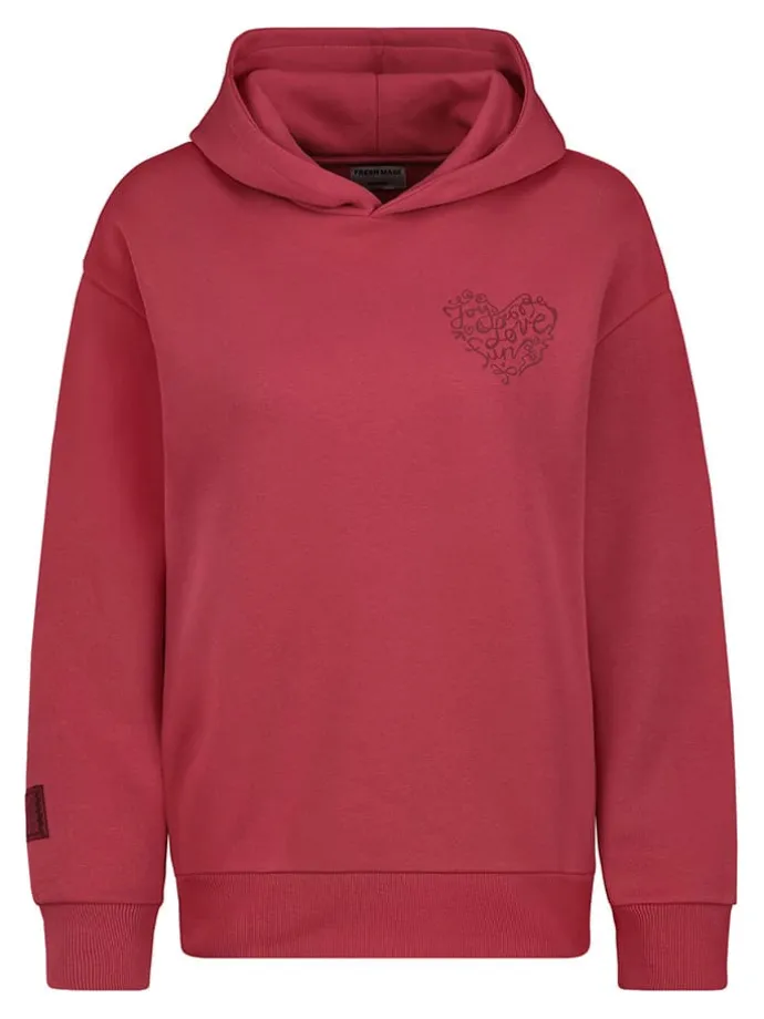 Hoodie in Rot