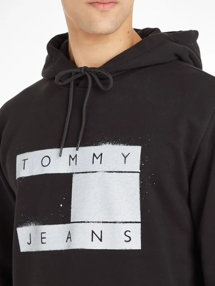 Hoodie in Schwarz