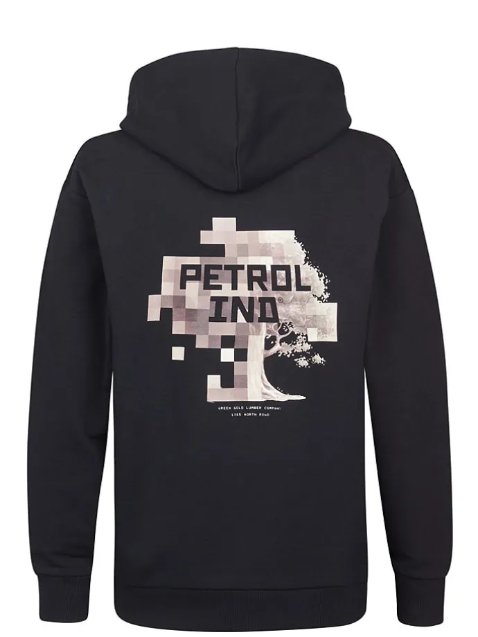 Hoodie in Schwarz