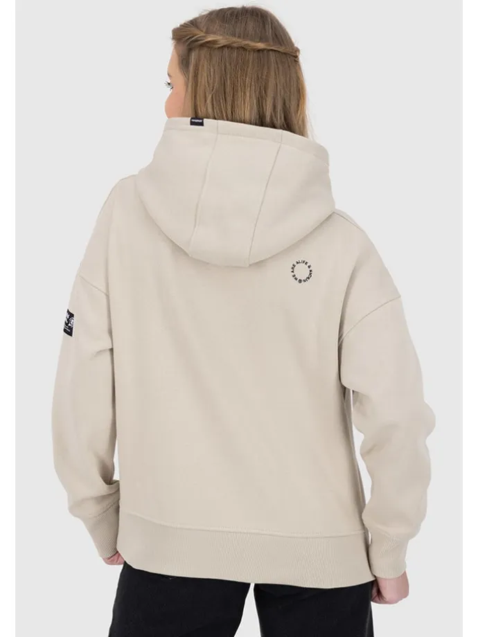 Hoodie "Jessy" in Taupe