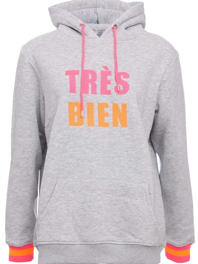 Hoodie "Keira" in Grau