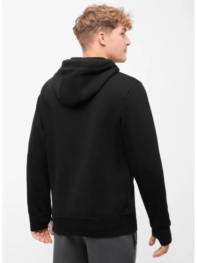 Hoodie "Trassi" in Schwarz