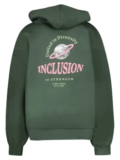 Hoodie "Vallie" in Grün