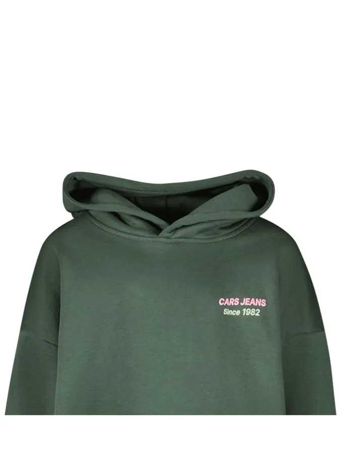 Hoodie "Vallie" in Grün