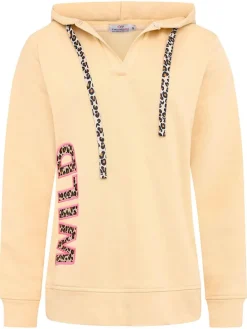 Hoodie "Wild" in Beige
