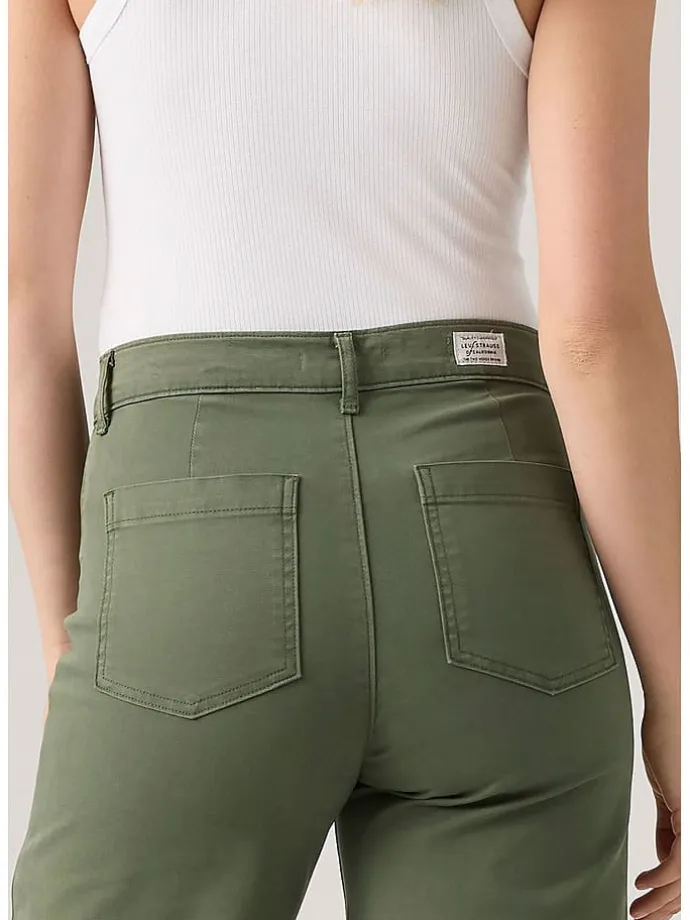 Hose - Comfort fit - in Khaki