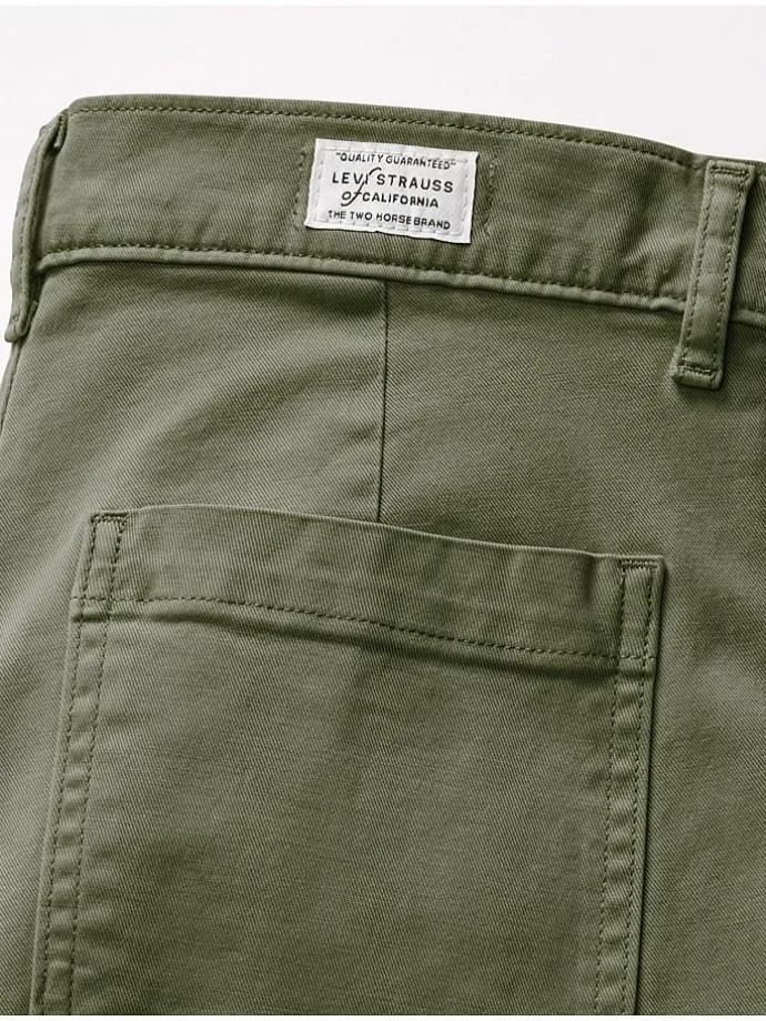 Hose - Comfort fit - in Khaki