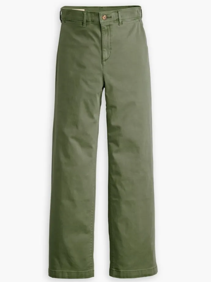Hose - Comfort fit - in Khaki