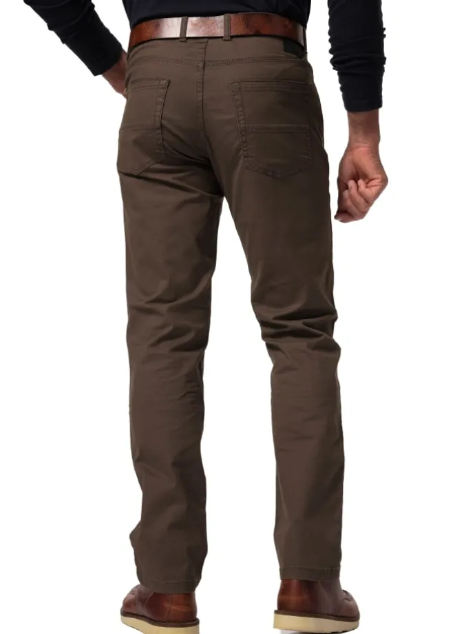 Hose in dunkel oliv