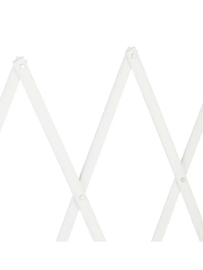 Hundeabsperrgitter in Weiß - (B)130 x (H)87,5 cm