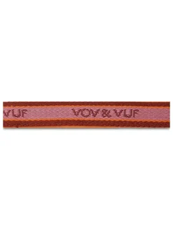 Hundehalsband in Rot/ Orange
