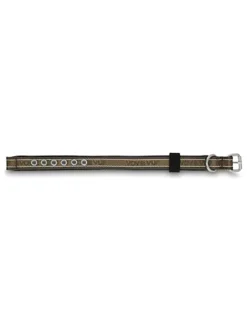 Hundehalsband in Schwarz/ Braun