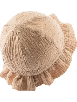 Hut "Punkte" in Beige