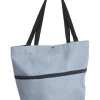 2in1 Einkaufstrolley in Hellblau - (B)32 x (H)50 x (T)15 cm