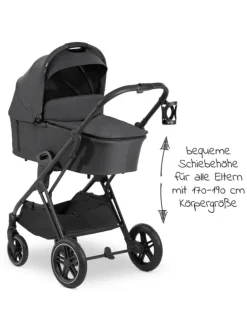 4in1 Kinderwagen-Set Vision X Trio Set - in schwarz,grau