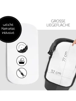 4in1 Kinderwagen-Set Vision X Trio Set - in schwarz,grau