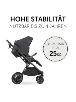 3in1 Kinderwagen-Set Vision X Trio Set Black in schwarz