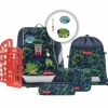2in1 Plus Schulranzen-Set 6tlg. in wild t-rex taro