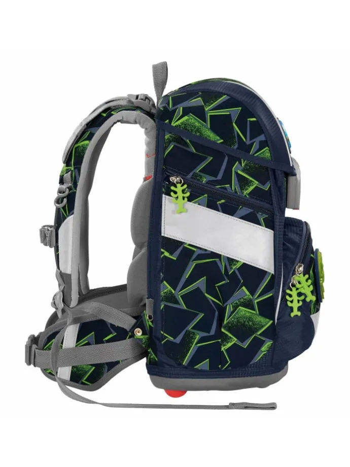 2in1 Plus Schulranzen-Set 6tlg. in wild t-rex taro