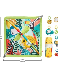 3-in-1 Rainforest Spieldecke Spielmatte Regenwalddesign