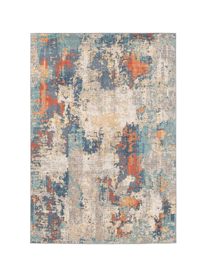 In- und Outdoor Designer Teppich Lagos Vintage in Grijs