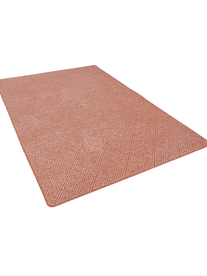In- und Outdoor Teppich Beidseitig Newport Modern in Terrakotta
