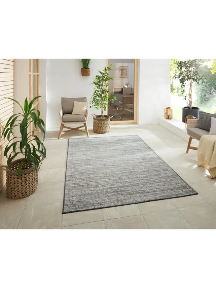 Indoor-/ Outdoor-Teppich "Gemini" in Hellgrau