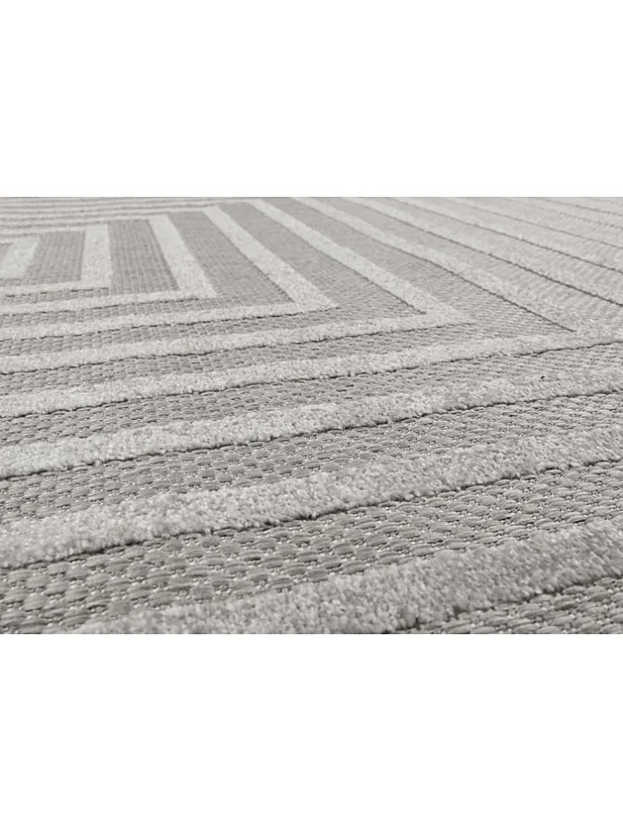Indoor-/ Outdoor-Teppich in Hellgrau