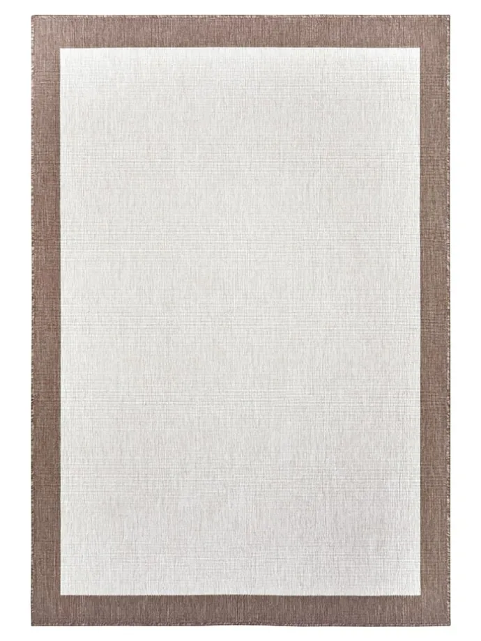 Indoor-/ Outdoor-Teppich "Panama" in Creme/ Hellbraun