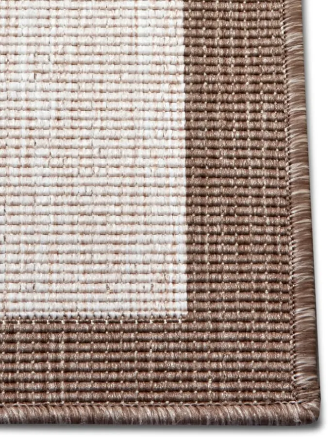 Indoor-/ Outdoor-Teppich "Panama" in Creme/ Hellbraun