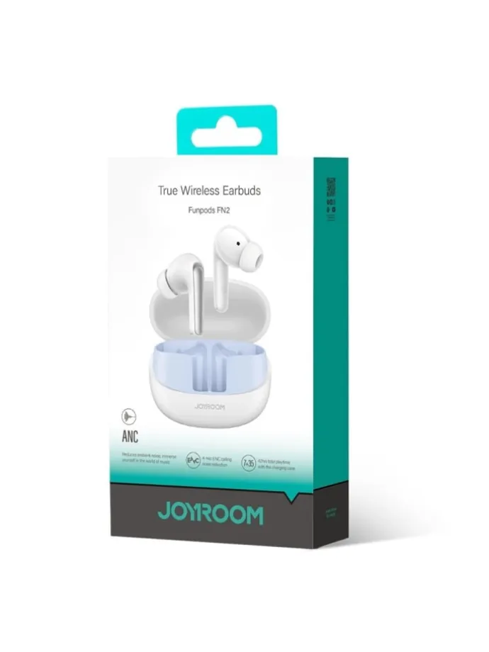 In-Ear-TWS-Kopfhörer mit Bluetooth 5.4, ANC-Funktion und IP54-Schutz Weiß