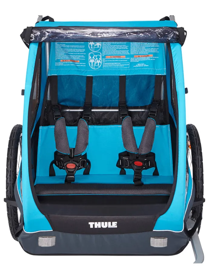 2in1-Fahrradanhänger "Coaster XT" in Blau