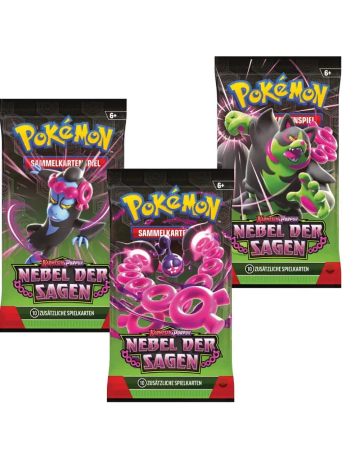 Infamomo | 3 Booster-Packs | Pokemon Karmesin & Purpur Karten deutsch