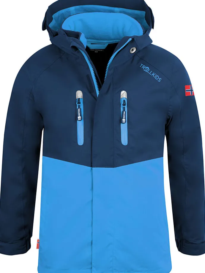3in1-Funktionsjacke "Bryggen" in Dunkelblau/ Blau