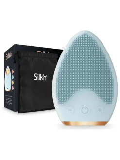 4-in-1-Gesichtsbürste "Silk'n Bright Lux" in Blau