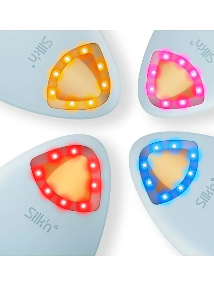 4-in-1-Gesichtsbürste "Silk'n Bright Lux" in Blau
