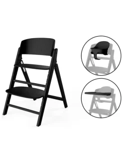 3in1-Hochstuhl "Click&Fold" in Schwarz