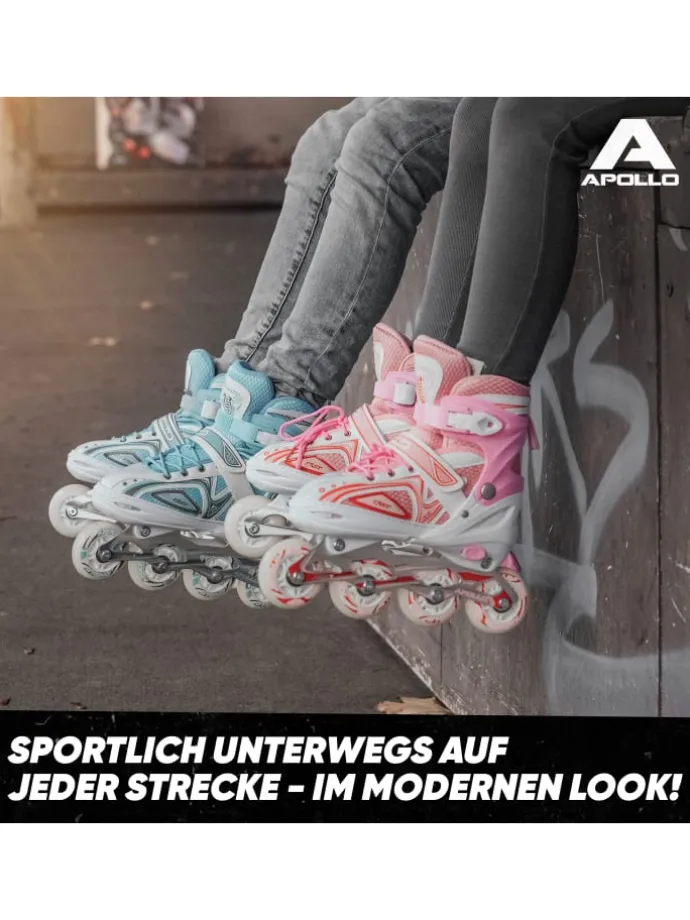 Inline Skates " Super Blades X-Pro " in weiß/mint