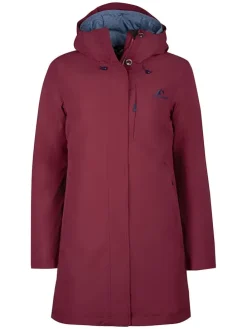 3in1-Parka "Skogafoss" in Rot/ Dunkelblau